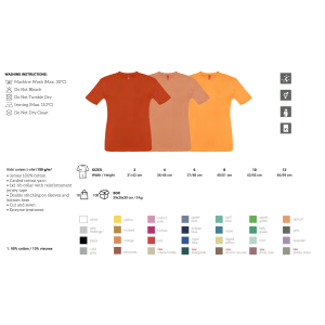 THC Quito Vaikiški unisex marškinėliai, 150 g/m²