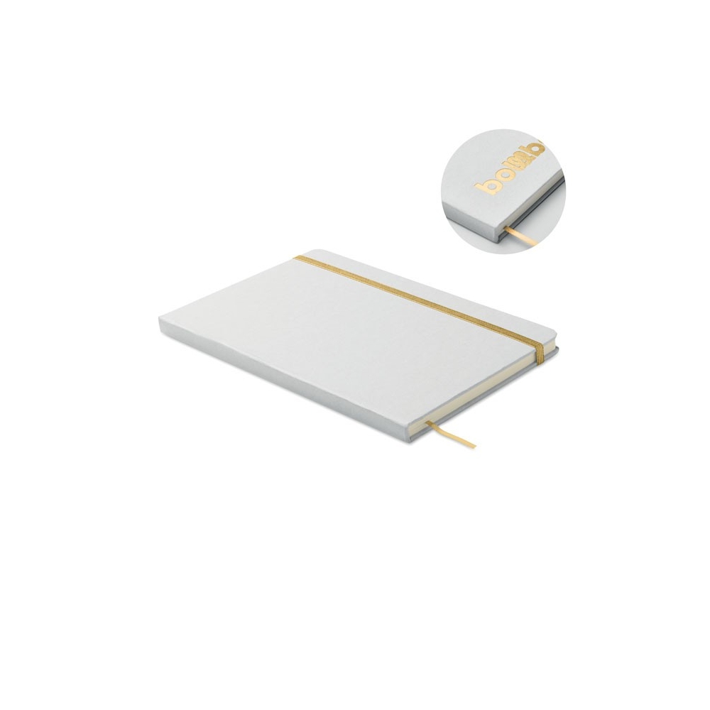 ROUTE WHITE A5 užrašų knygelė su kietu viršeliu