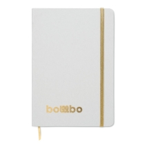 ROUTE WHITE A5 užrašų knygelė su kietu viršeliu