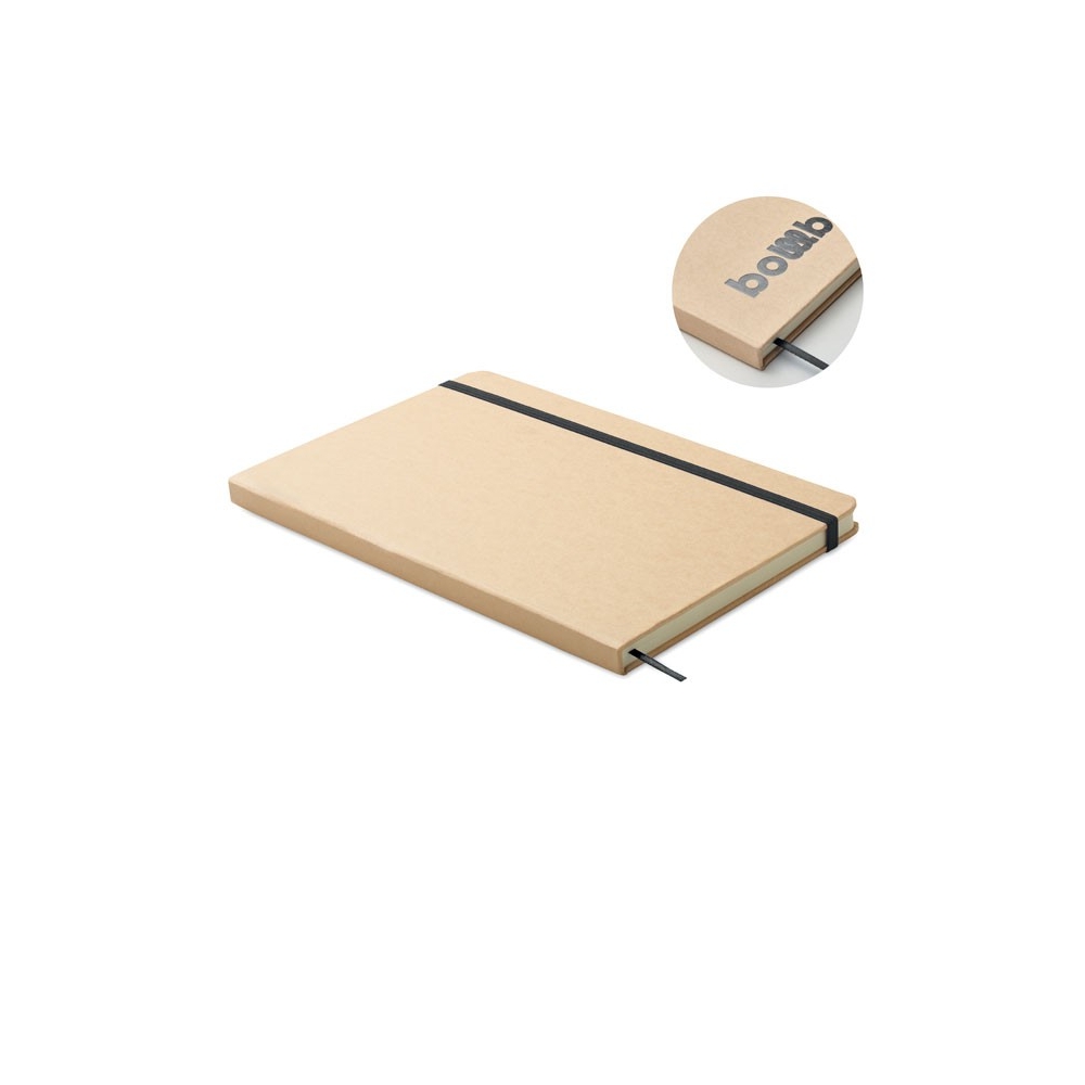 ROUTE Ekologiška A5 užrašų knygelė kietu viršeliu