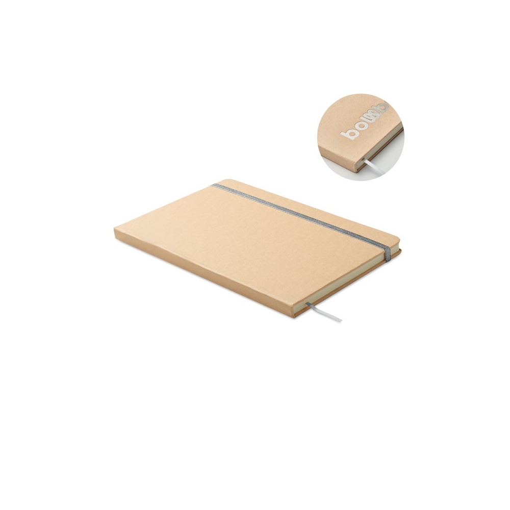 ROUTE Ekologiška A5 užrašų knygelė kietu viršeliu