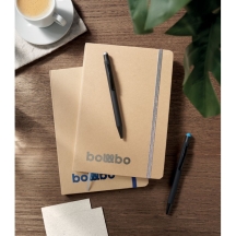 ROUTE Ekologiška A5 užrašų knygelė kietu viršeliu