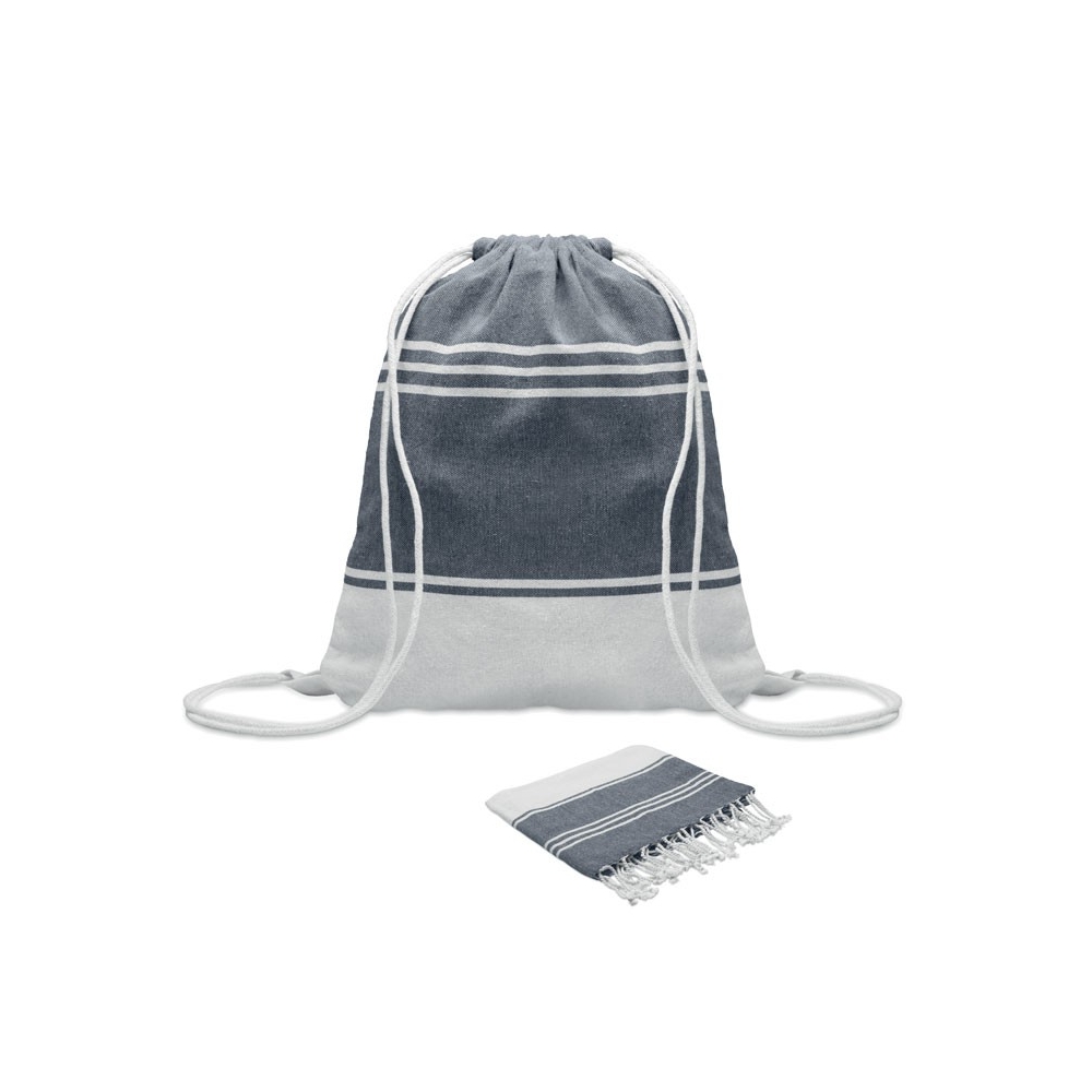 HAMMA Hamamo stiliaus paplūdimio rinkinys su maišeliu 180 g/m²