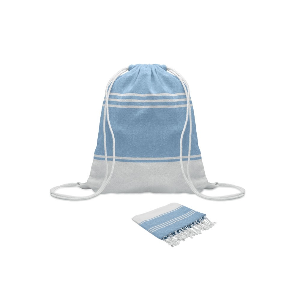 HAMMA Hamamo stiliaus paplūdimio rinkinys su maišeliu 180 g/m²