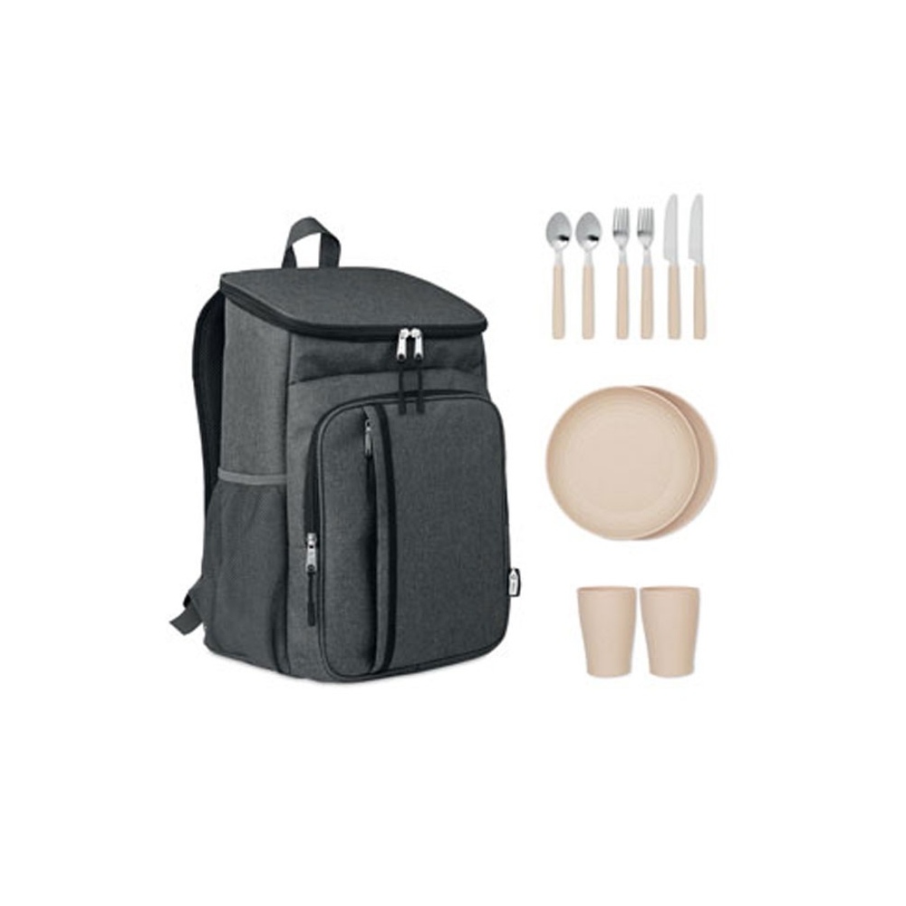 MONTECOOL Šaldymo krepšys / pikniko kuprinė dviem su įrankiais