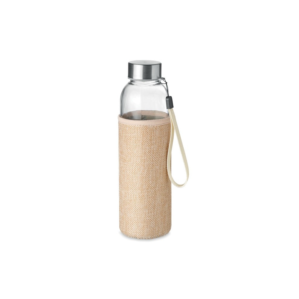 UTAH TOUCH Stiklinė gertuvė su džiuto maišeliu 500 ml