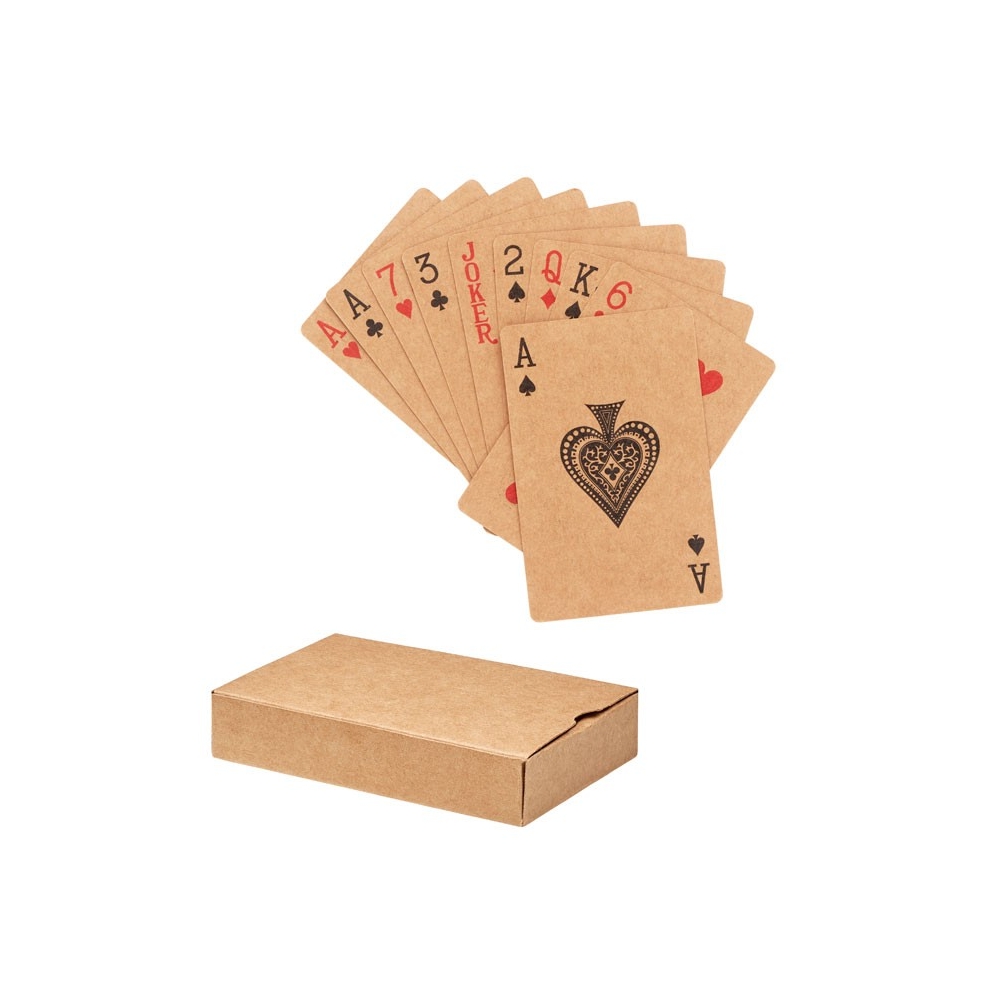 ARUBA + Perdirbto popieriaus kortų kaladė dėžutėje (54 kortos)