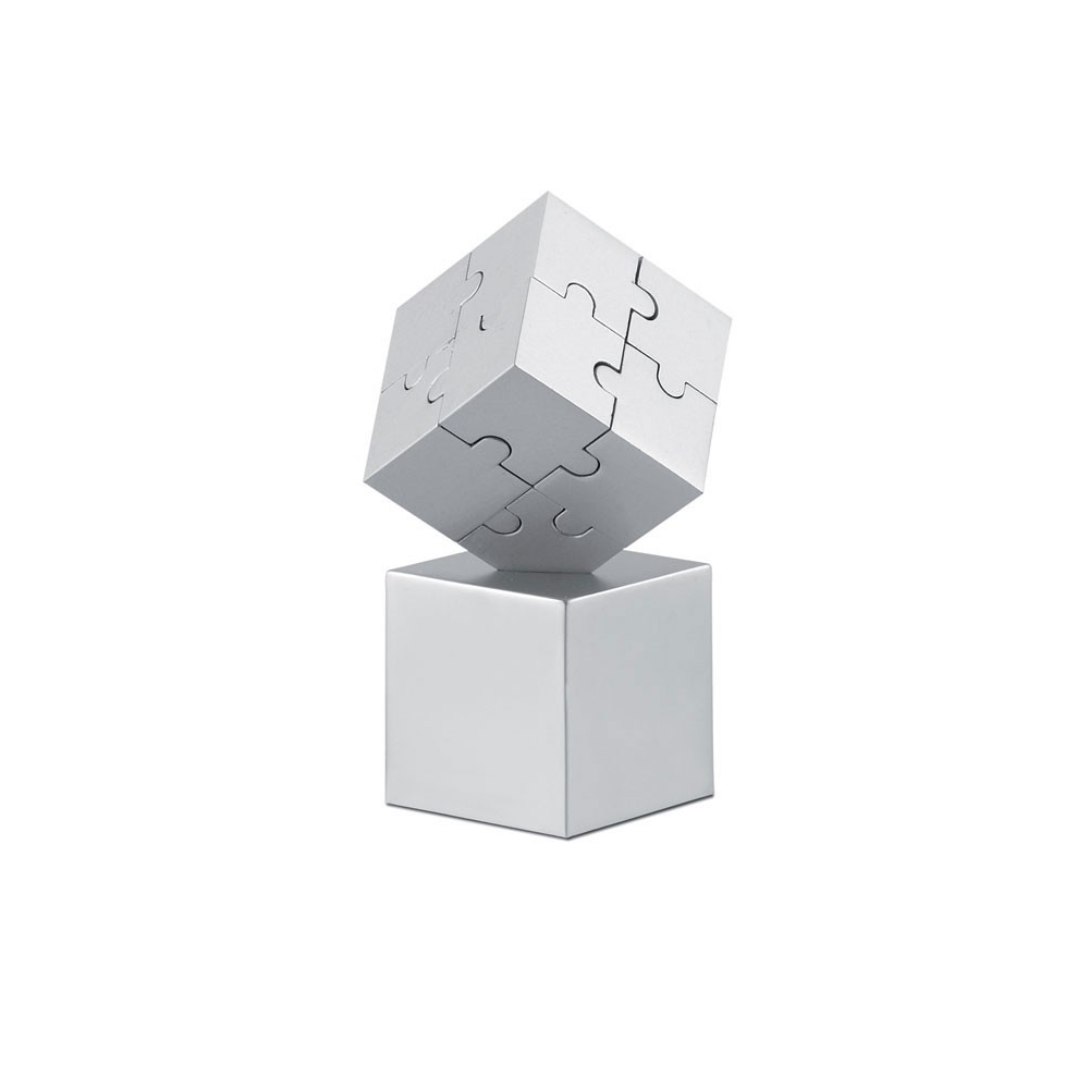 KUBZLE Magnetinių metalinių detalių 3D dėlionė