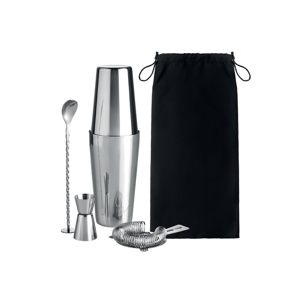 BOSTON Nerūdijančio plieno kokteilių rinkinys 750 ml