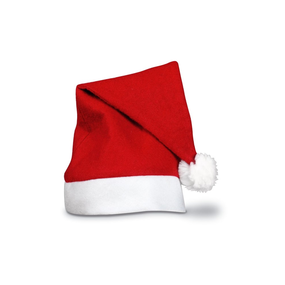 BONO Raudona kalėdinė kepurė su norima spauda