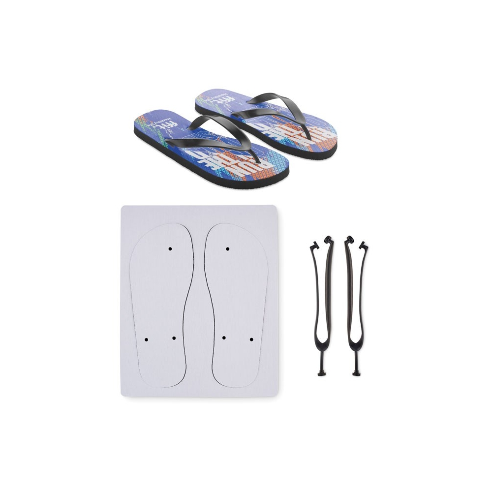 DO MEL Sublimacinės paplūdimio šlepetės (44–46)