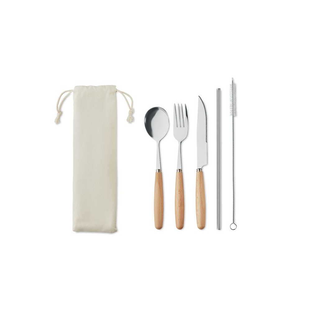 CUSTA SET Nerūdijančio plieno praktiškas stalo įrankių rinkinys