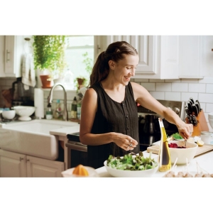 BARRETIN Elegantiškas borosilikatinio stiklo butelis aliejui ir actui