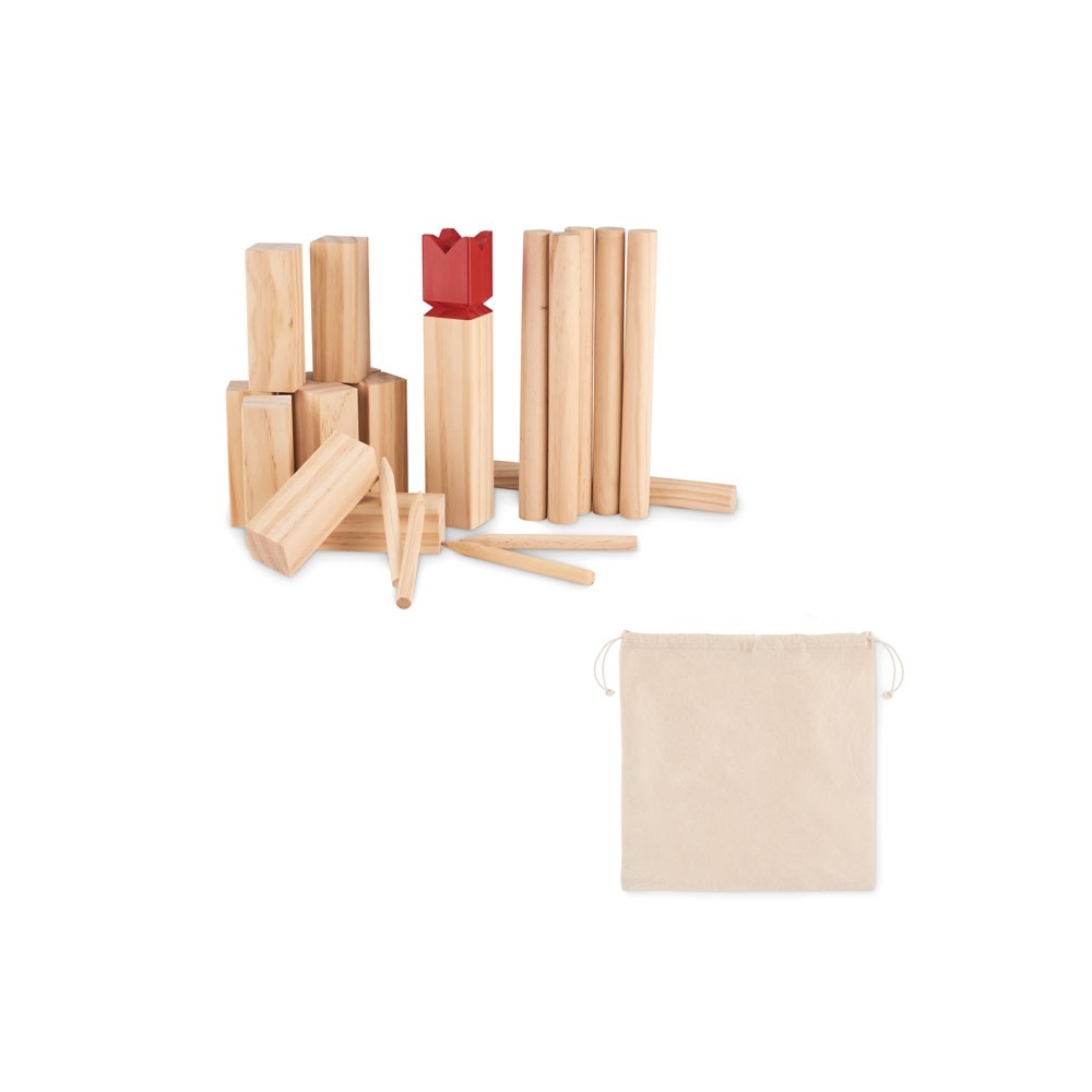 KING Edukacinis medinis smiginio žaidimas iš pušies