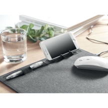 SUPERPAD Multifunkcinis pelės kilimėlis su belaidžiu įkrovimu