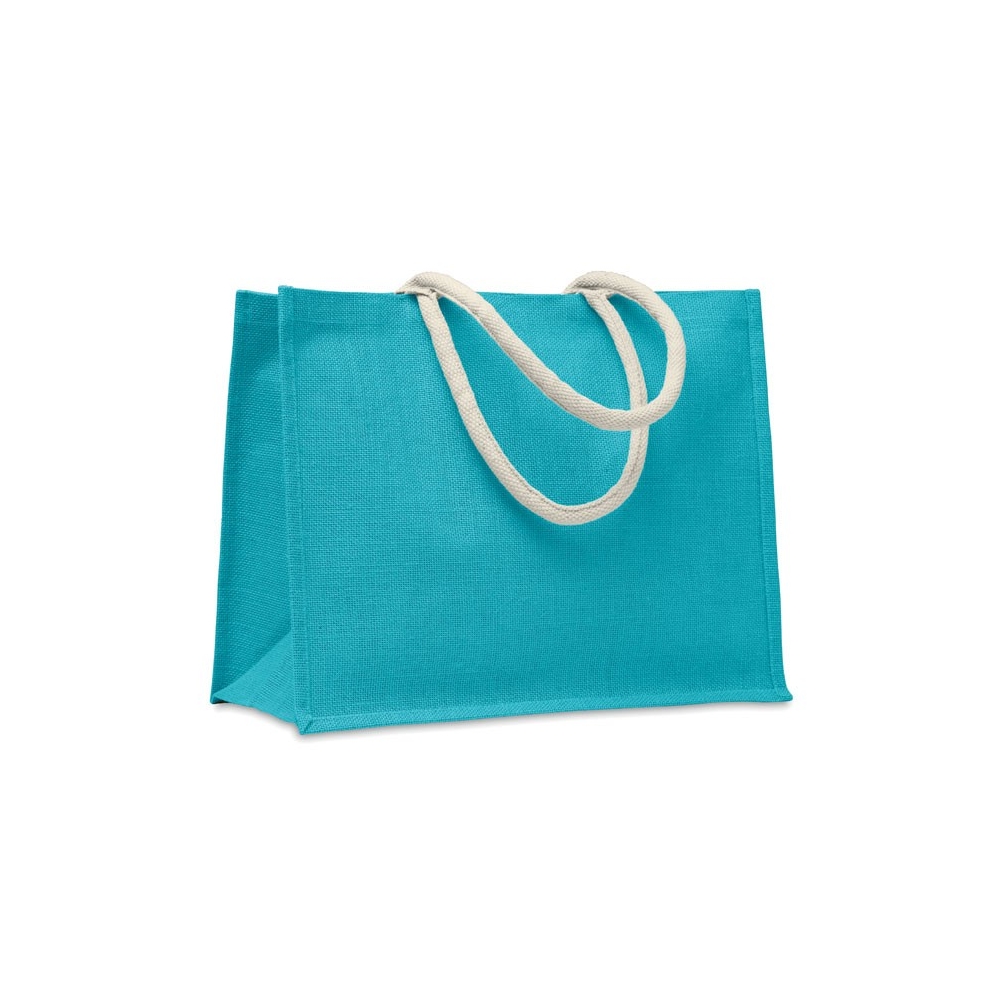 AURA Laminuotas jūrinis džiuto paplūdimio maišelis