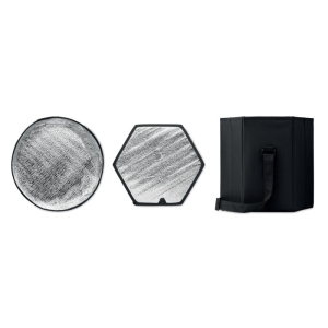 SEAT & DRINK Sulankstoma stalo kėdutė su įmontuotu šaltkrepšiu