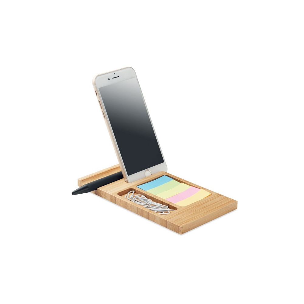 TREVIS Stalinis telefono stovas su lipniais lapeliais ir segtukais