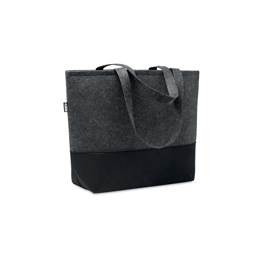 DUO INDICO Flisinis pirkinių krepšys