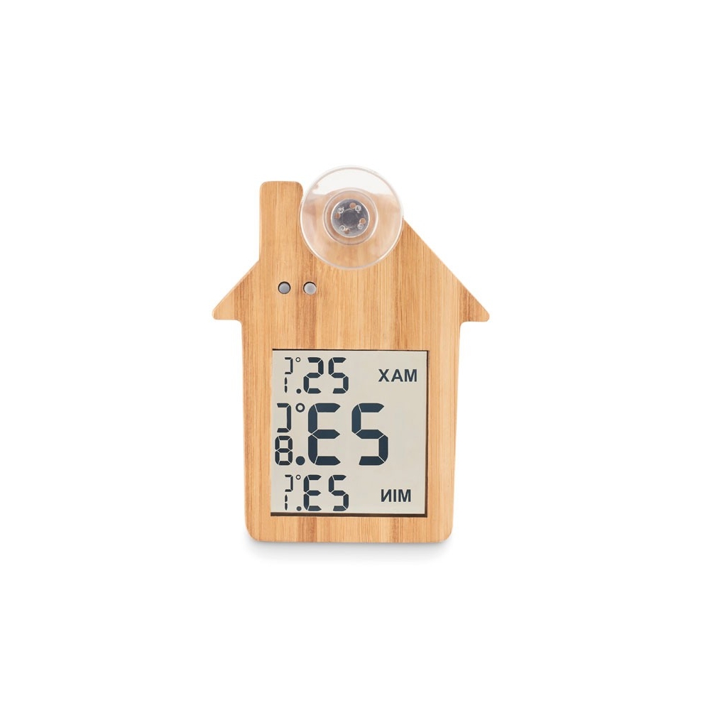 HISA Bambukinė namo formos meteorologinė oro stotelė