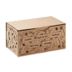FLOWERS Gėlių auginimo rinkinys dėžutėje
