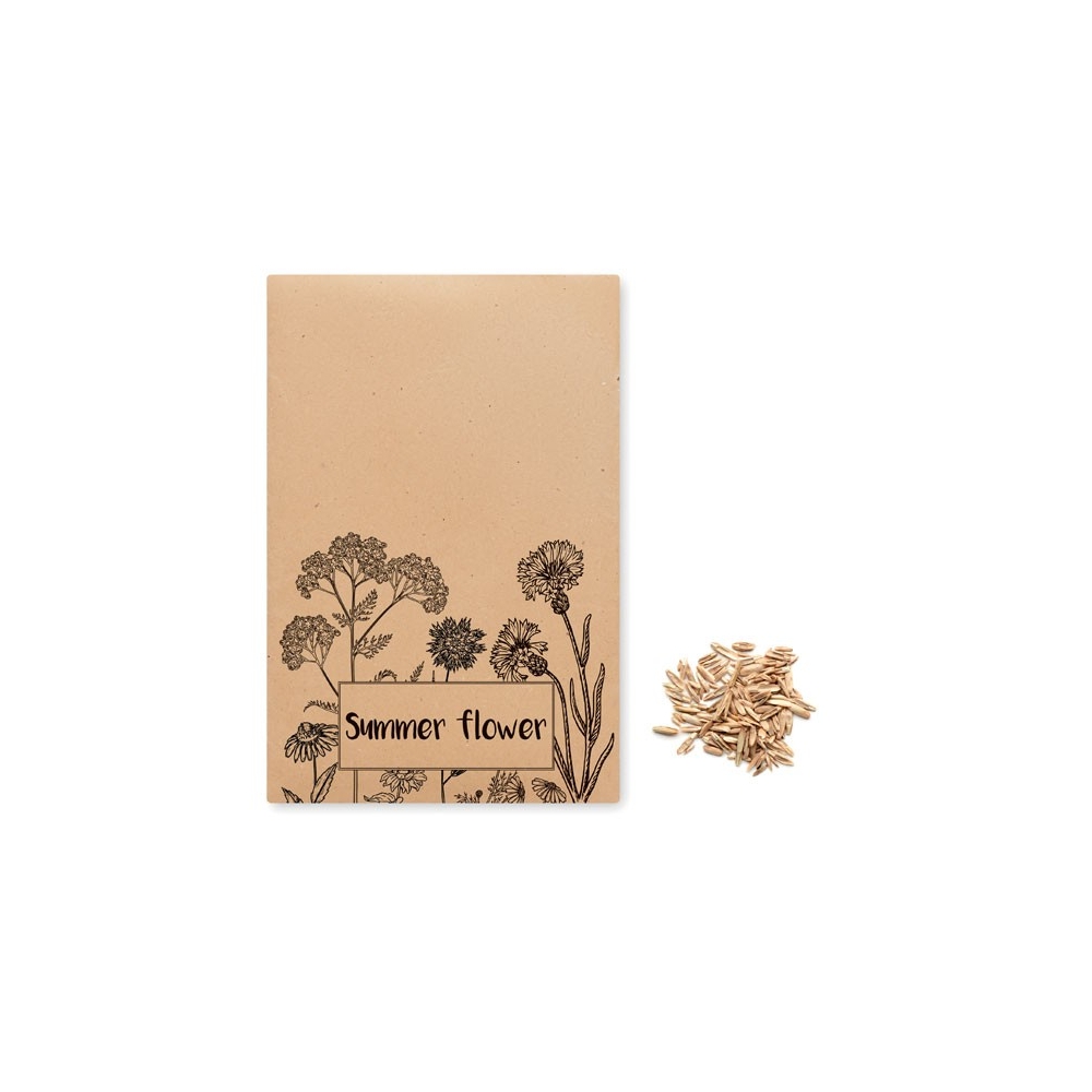 SEEDLOPE Vasaros gėlių sėklų mišinys kraft vokelyje