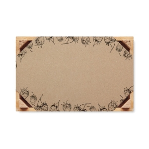 STRAWBERRY Braškių auginimo rinkinys medinėje dėžėje