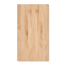 ARENA SOLAR Ekologiškas bambukinis power bankas 4000 mAh