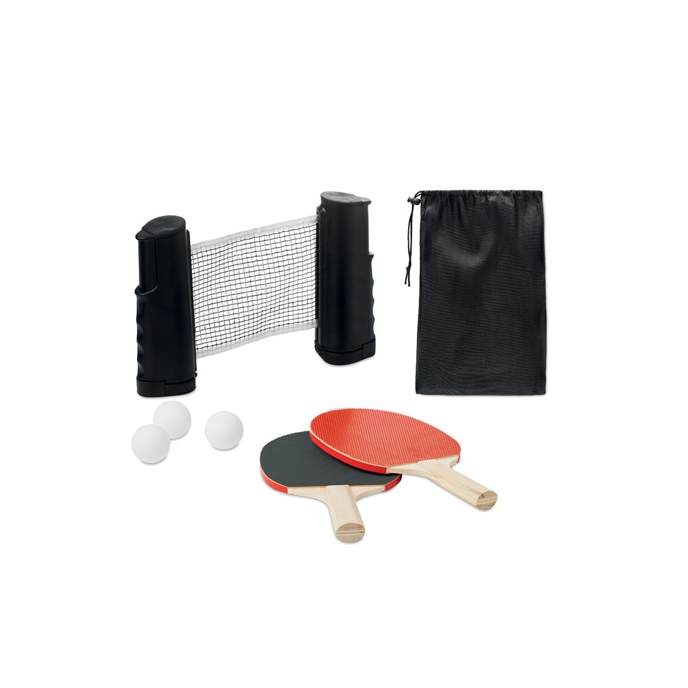 PING PONG Stalo teniso rinkinys „Roll Net“ maišelyje