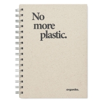 GRASS BOOK Ekologiška žolės popieriaus užrašų knygelė su spirale A5