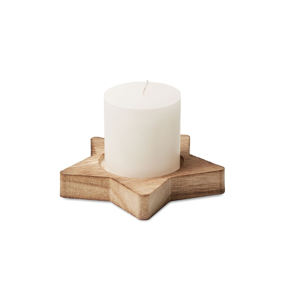 LOTUS Žvaigždės formos vanilės kvapo žvakė