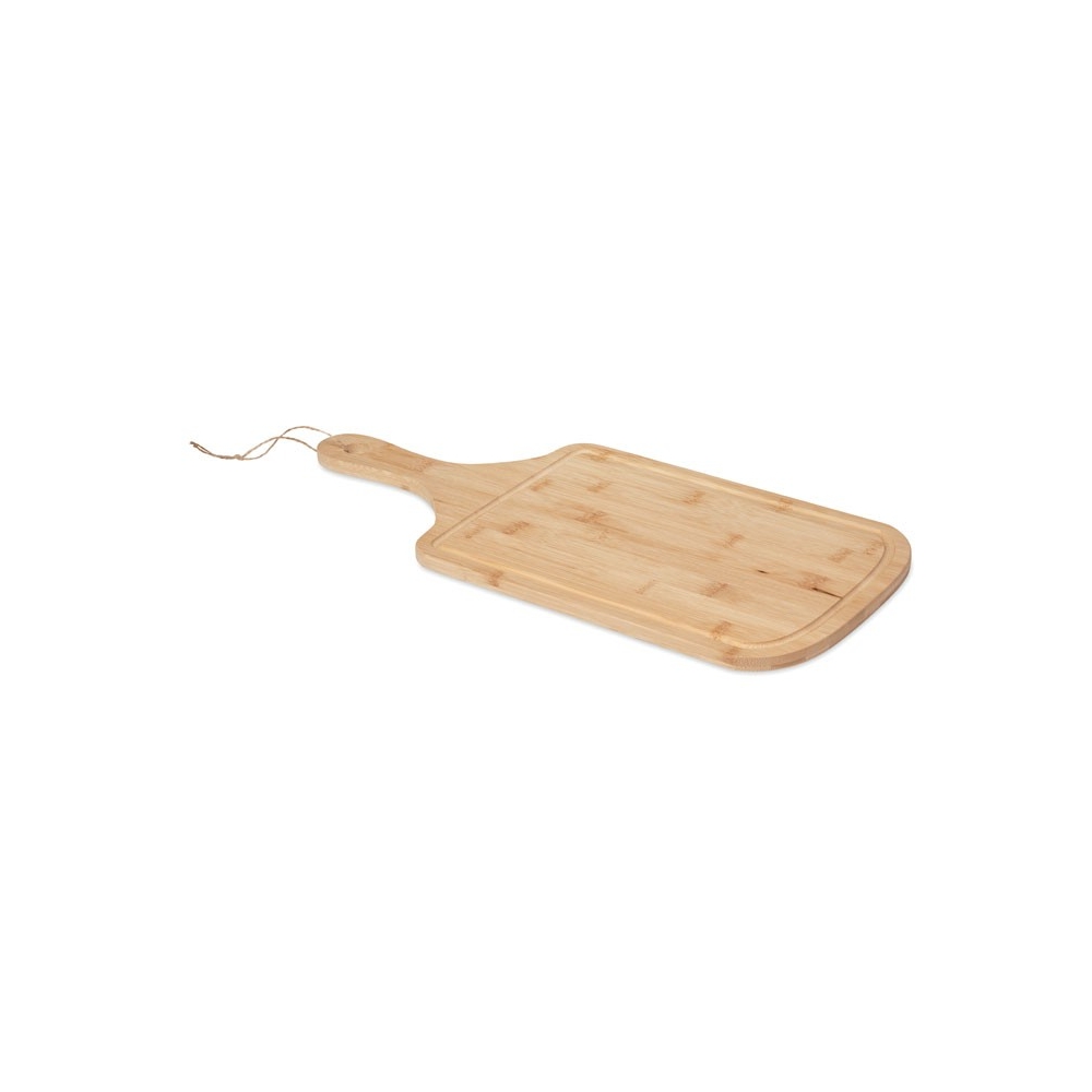 DIYU Bambukinė serviravimo lentelė su grioveliu