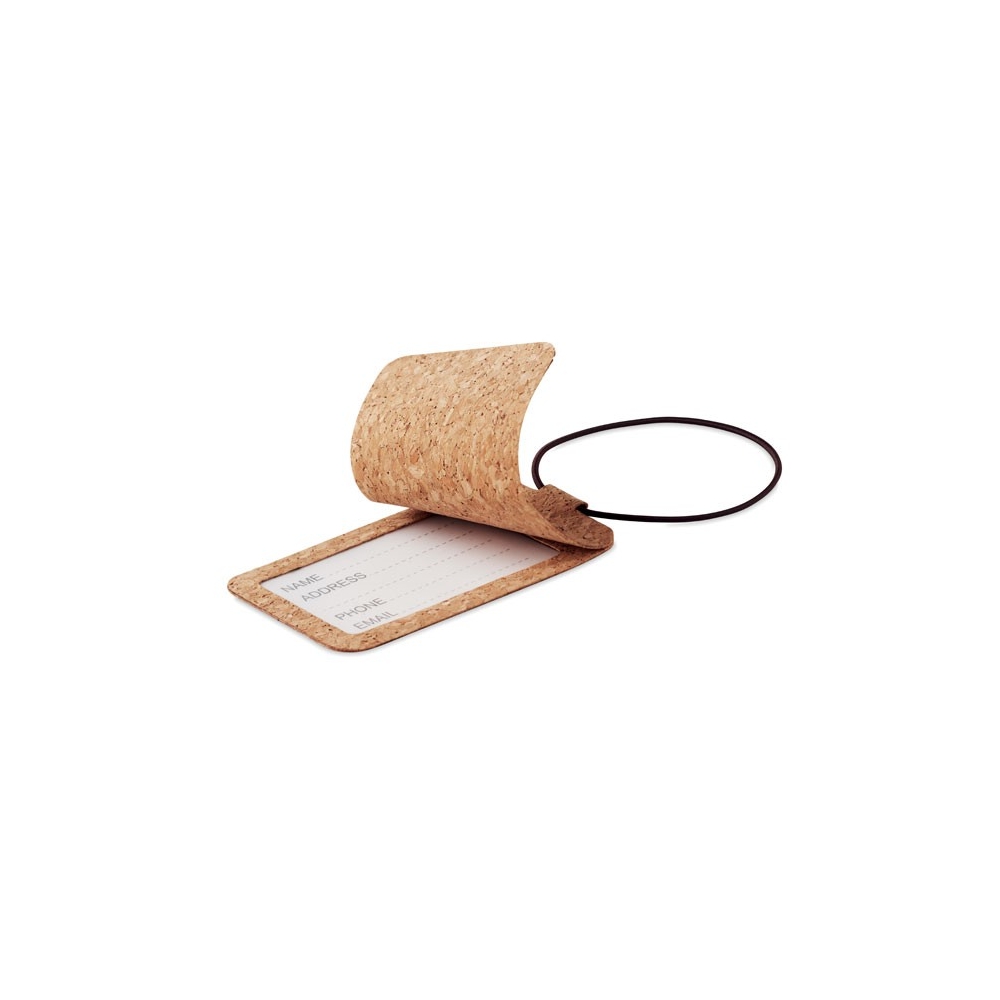 OVALIS Kamštinės medžiagos lagamino, bagažo žymeklis