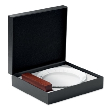 KEEN Krištolinė dovanų statulėlė su medžio pagrindu