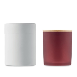 KEOPS LARGE Kvepianti augalinio vaško žvakė su bambukiniu dangteliu