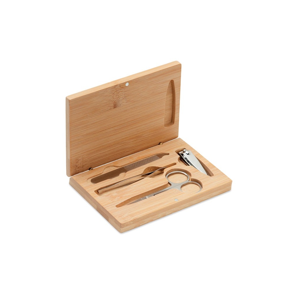SEWA Manikiūro rinkinys bambukiniame dėkle