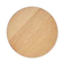 GIZA Vanilės kvapo augalinė vaško žvakė bambuko laikiklyje