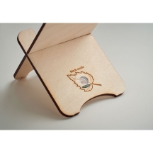 GROUW STAND Beržo medienos telefono stovas su sėklomis