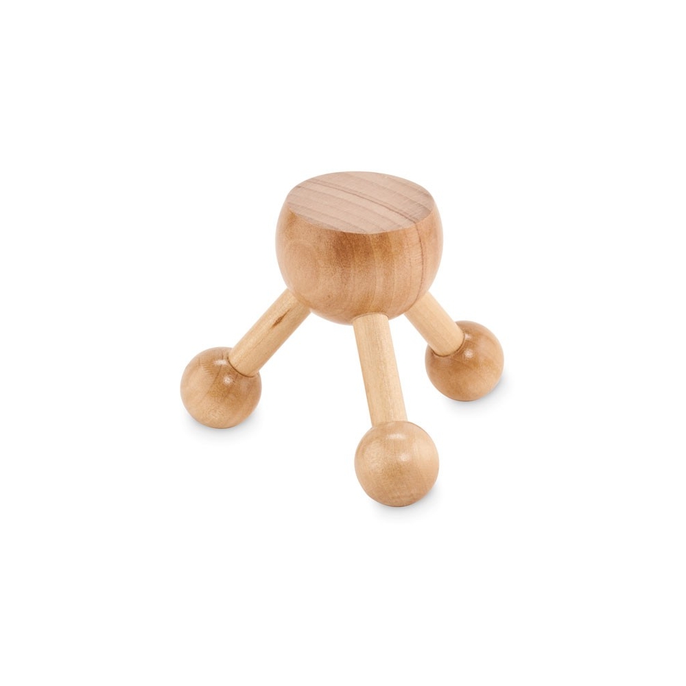 ASSA Rankinis masažuoklis iš guobų medienos