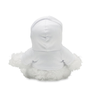 MANNY Pliušinis karvutės žaisliukas su gobtuvu