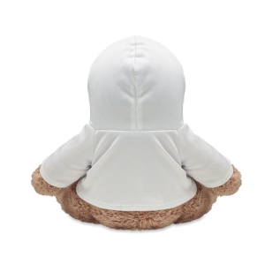 JOHN Didelis pliušinis meškinas su gobtuvu