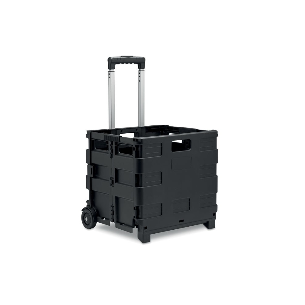 CARRO Sulankstomas pirkinių vežimėlis su plienine rankena