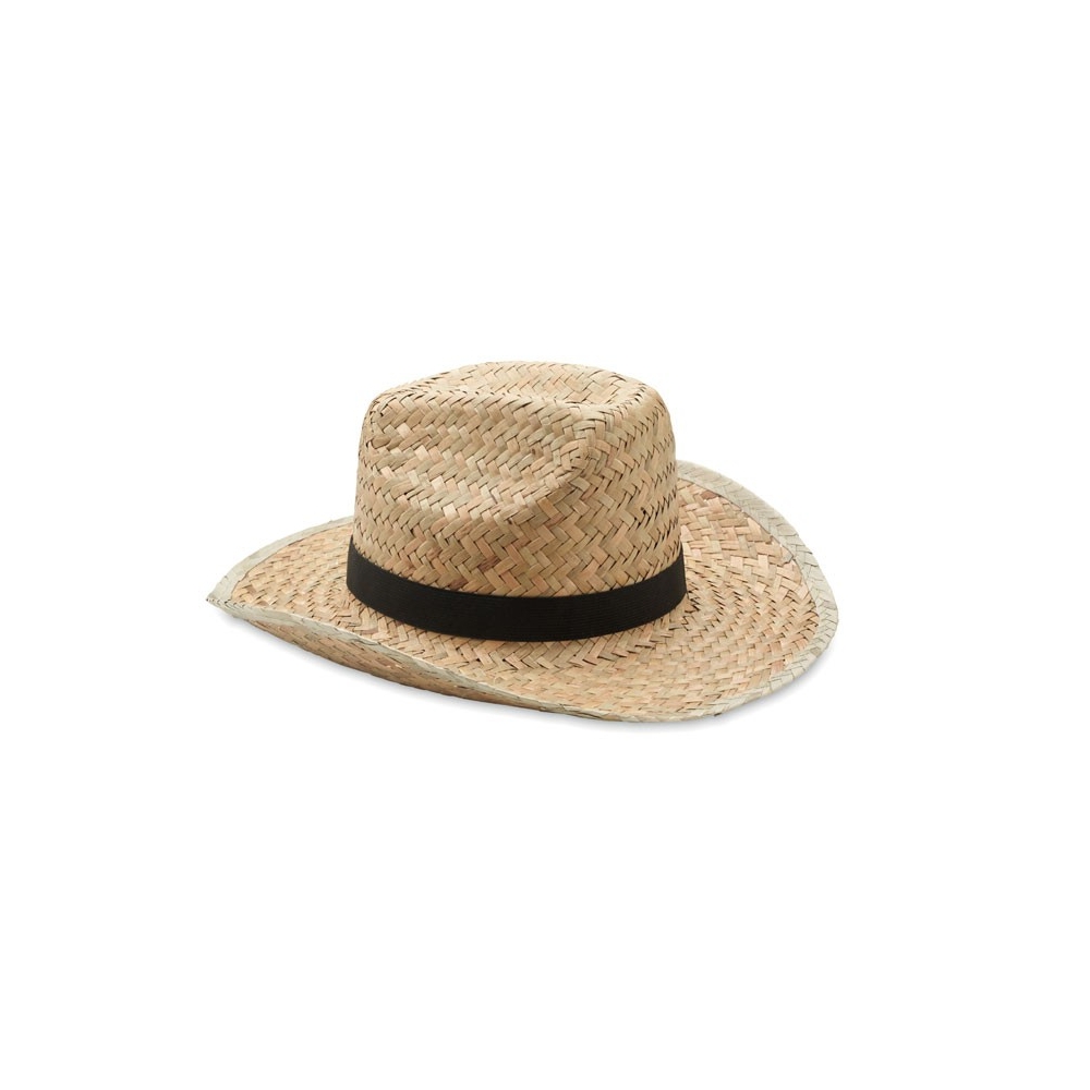 TEXAS Stilinga šiaudinė kaubojiška skrybėlė