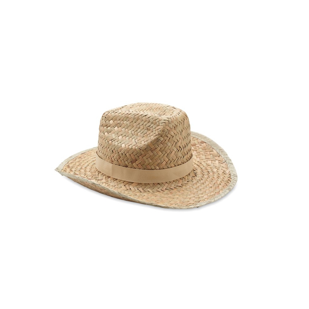 TEXAS Stilinga šiaudinė kaubojiška skrybėlė