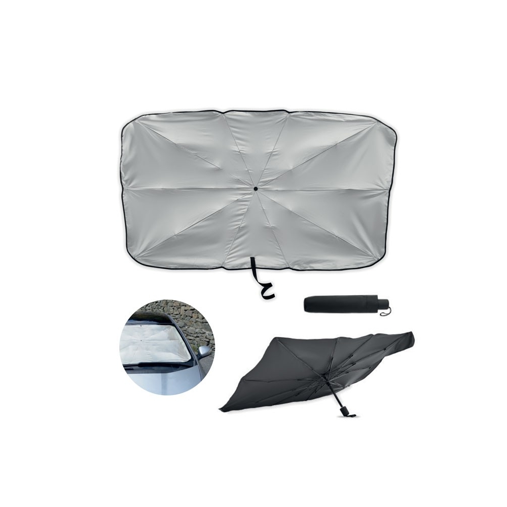 BAYANG Saulės skydelis automobiliui su sidabrine danga