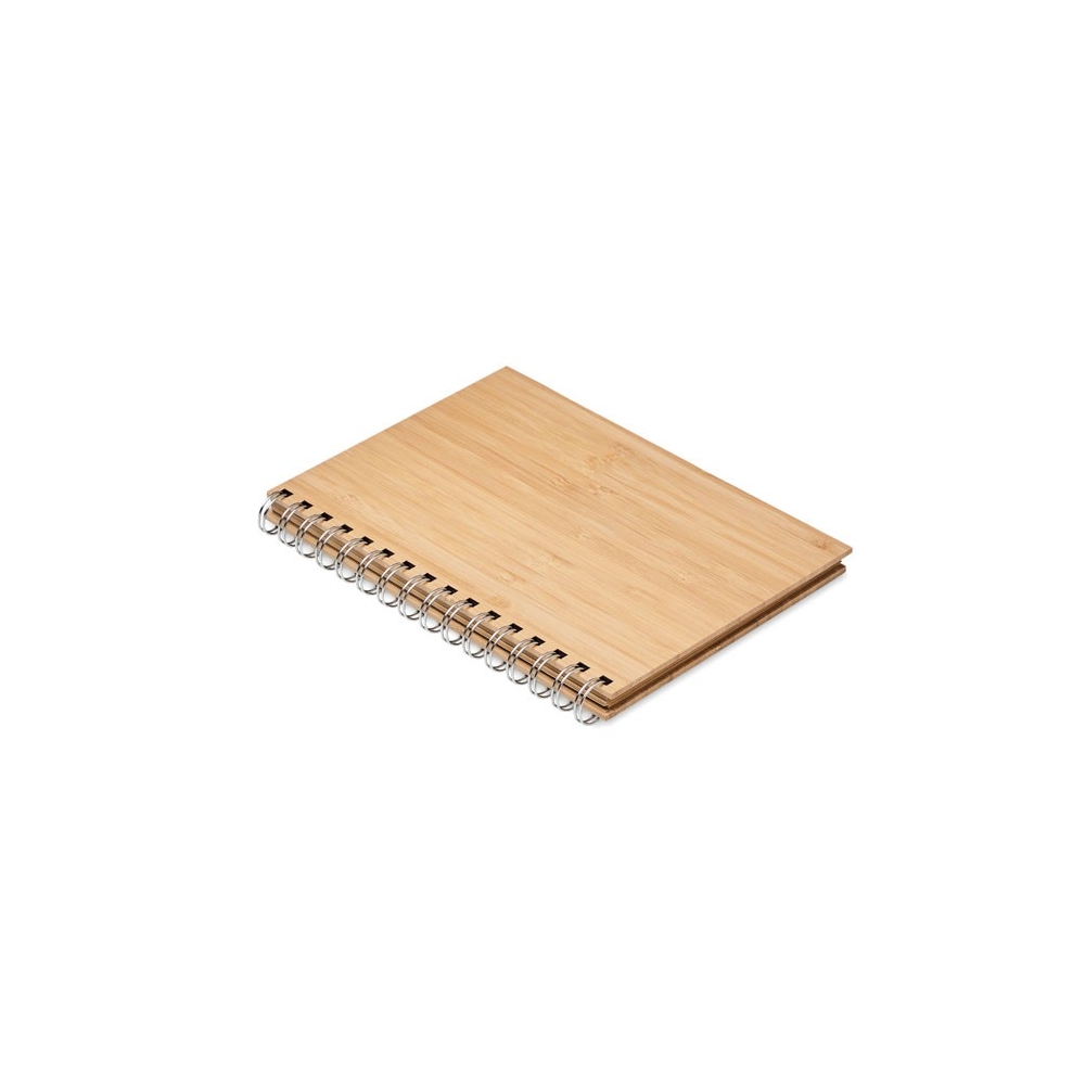 BRAM A5 Sąsiuvinis bambukiniu viršeliu (140 lapų)