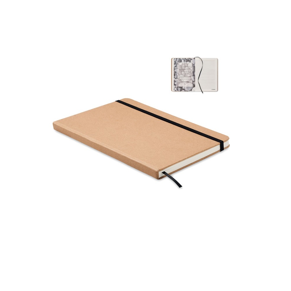 STEIN A5 sąsiuvinis su kietu kartono viršeliu (160 lapų)