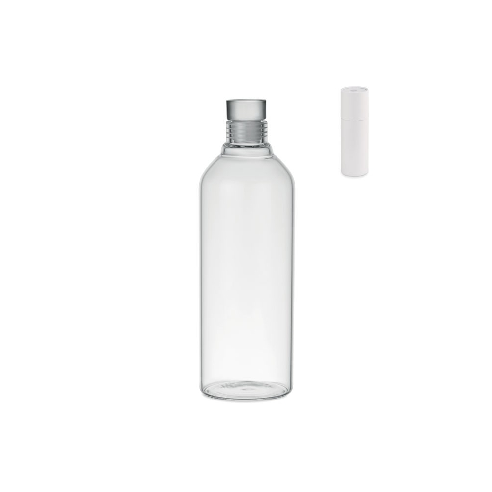 LARGE LOU Didelė borosilikatinė stiklinė gertuvė su kamščiu (1 L)