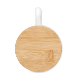 SIAN Stiklinis puodelis su medžio dizainu ir dangteliu 220 ml