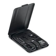 YAPO Kompaktiška kabelių laikymo dėžutė su 15 W bevieliu įkrovimu